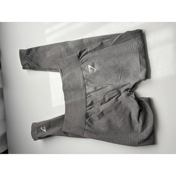 Gymshark Vital Seamless Leggings High Waisted Workout Gym Activewear Gray M - Picture 5 of 5